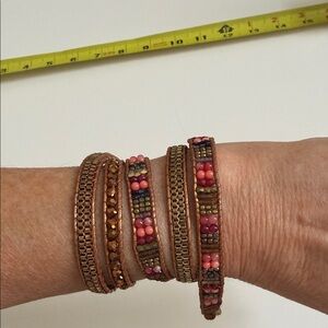 Nakamol Multiwrap Colorful Beaded Bracelet